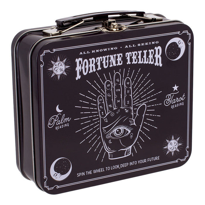 Fujima Handled Tin Stash Box | 6.5", Fortune Color