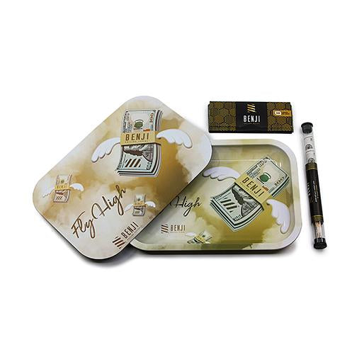 Benji Tray Kit - Fly High Tray (9" x 6") - Discreet Smoker