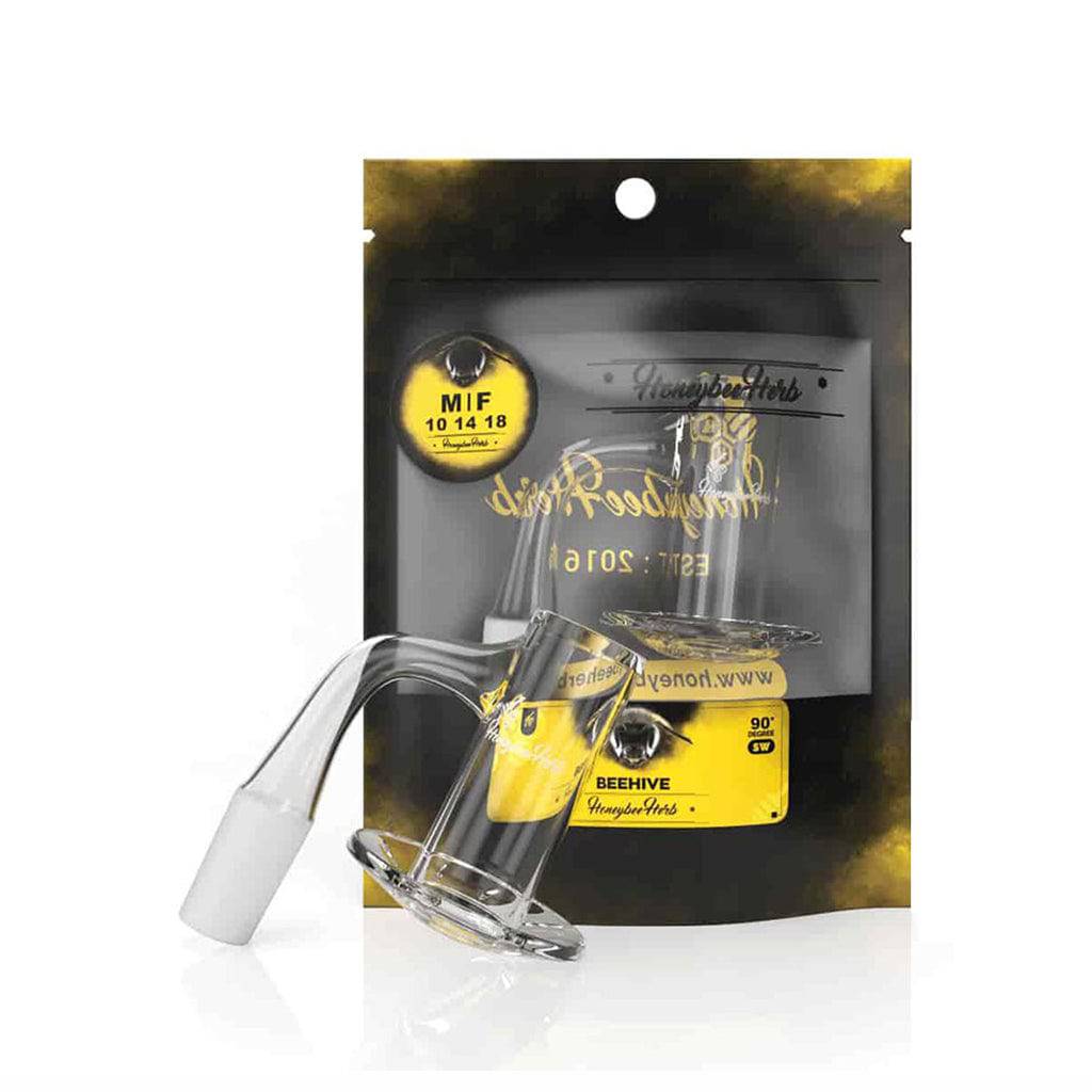 BEEHIVE QUARTZ BANGER - 90° DEGREE | BL - Discreet Smoker