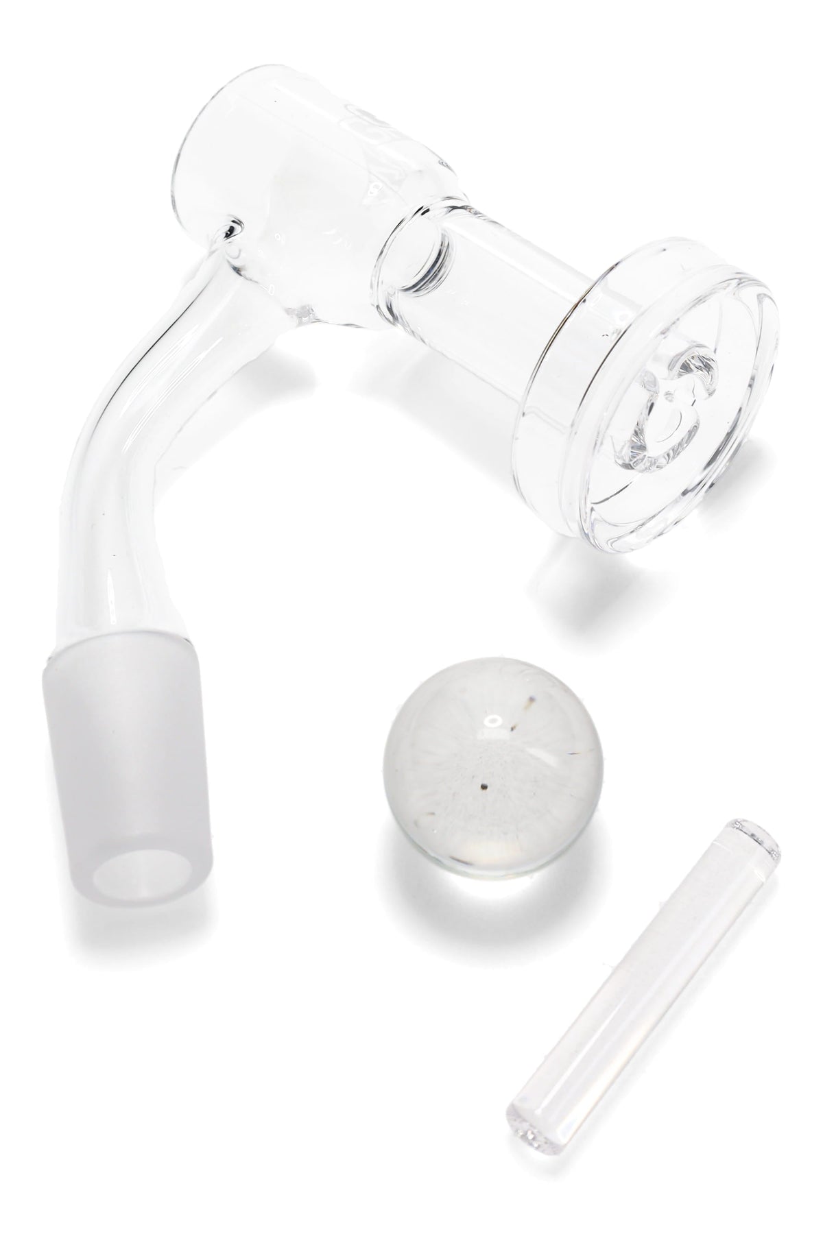 GRAV Quartz Slurper Bucket Set – Marble Cap & Pillar - Discreet Smoker
