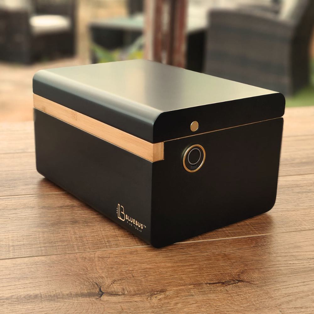 DISCOVERY 2.0 Storage Stash Box with Fingerprint Lock - Discreet Smoker