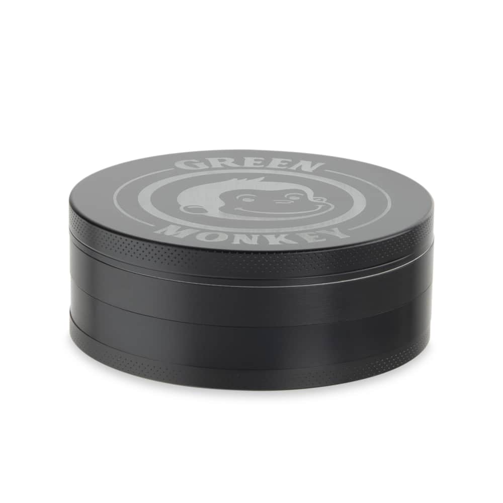 Green Monkey Grinder - Capuchin 4pc - 100mm - Discreet Smoker