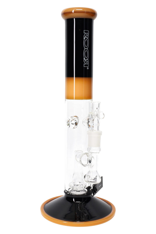 ROOR Tech 14″ Colored Straight Tube with Showerhead Perc – 5 mm Thick - Discreet Smoker
