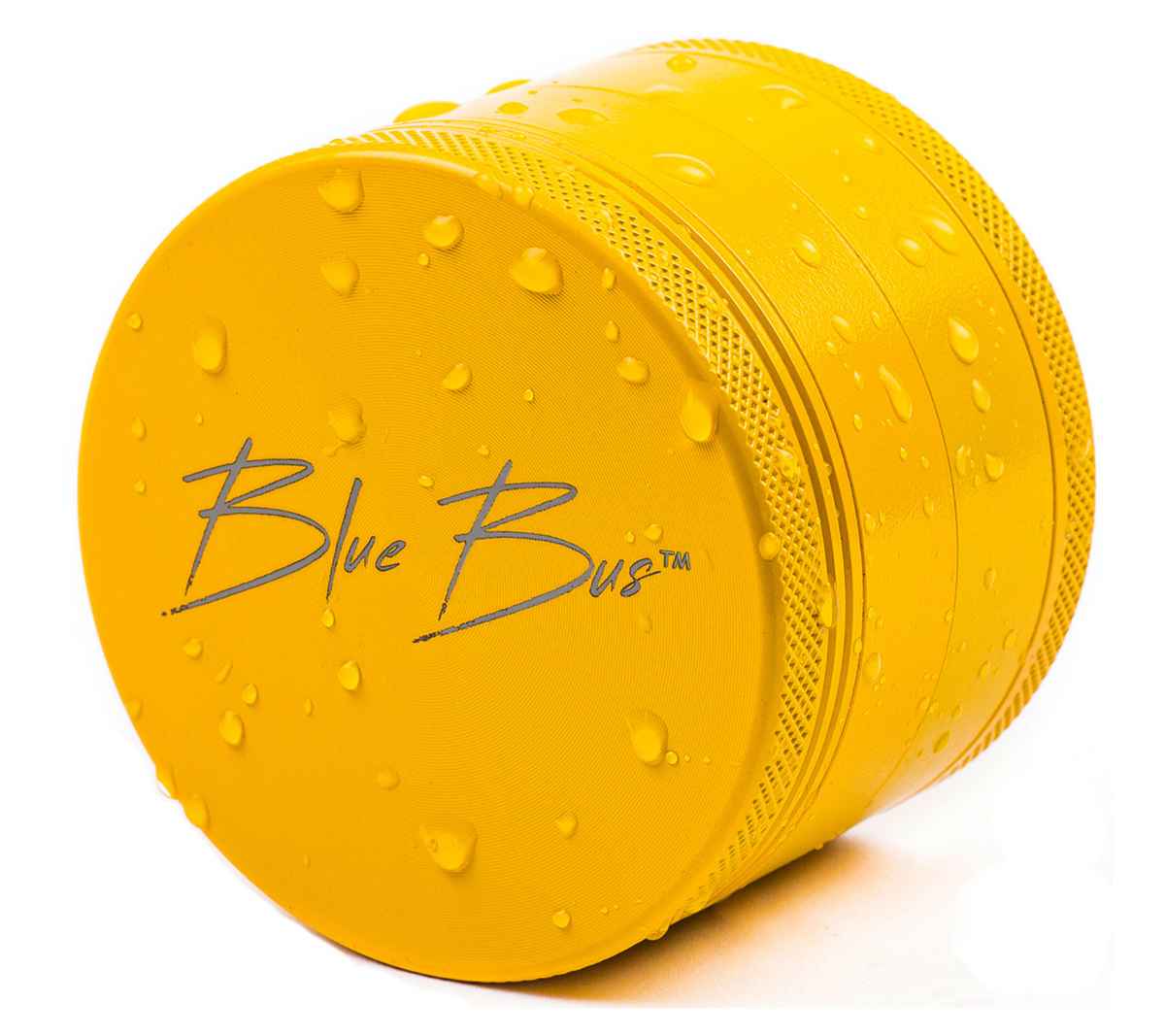 Bluebus Z1 2.5" Ceramic Grinder Yellow - Discreet Smoker
