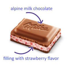 Milka Strawberry 100g (GERMANY) - Discreet Smoker