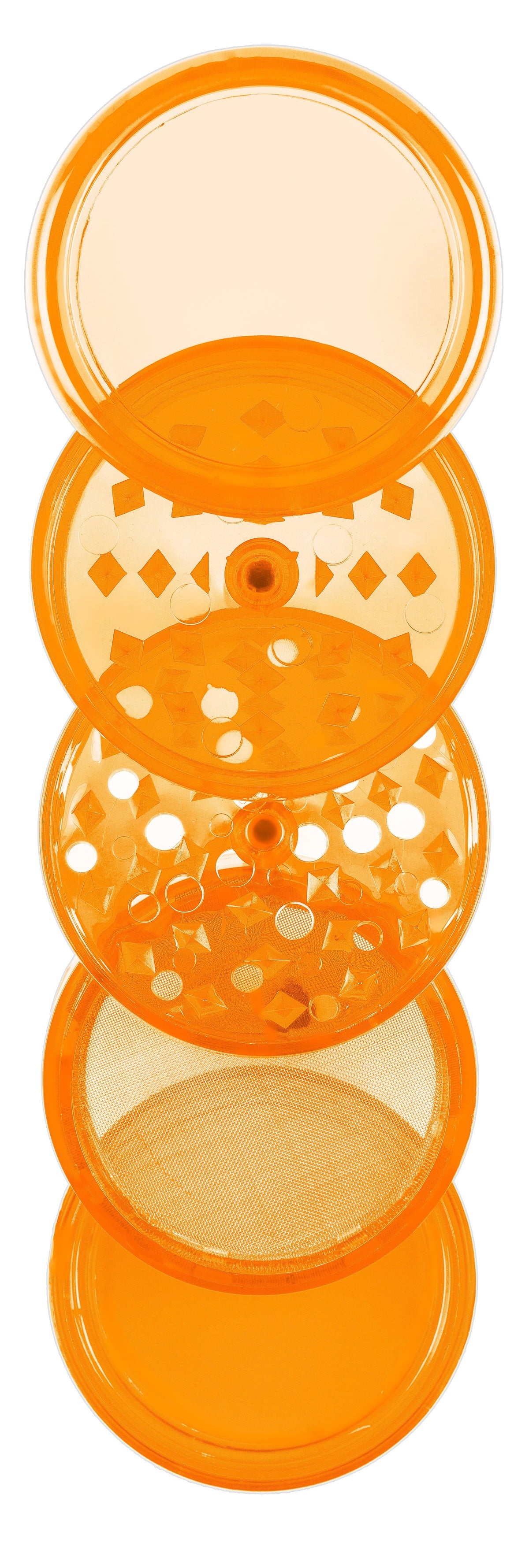 Higher Standards 4-Piece Herb Grinder with Pollen Catcher - Discreet Smoker