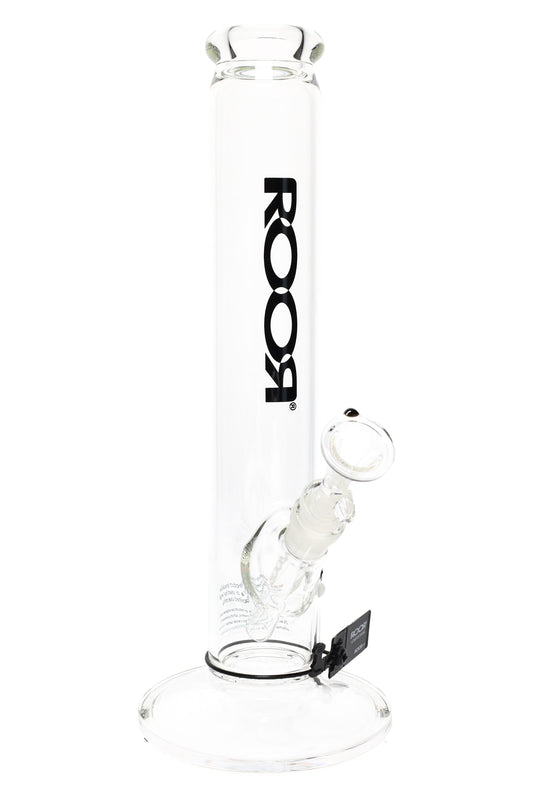 ROOR 14" Straight Shooter Zumo – Glass-on-Glass Heavyweight Tube - Discreet Smoker