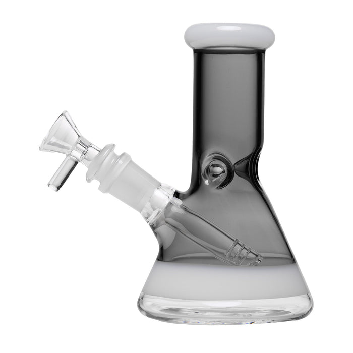 Human Grade 6" Beaker Water Pipe, Smoke