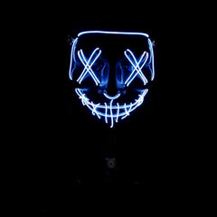 Scary Purge Light Up Gas Mask & Acrylic Water Pipe Set - 8" - Discreet Smoker