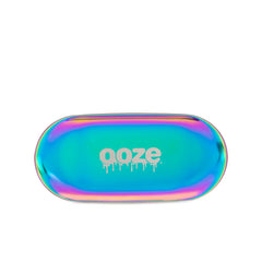 Ooze Rolling Tray - Metal - Aura - Small - Discreet Smoker