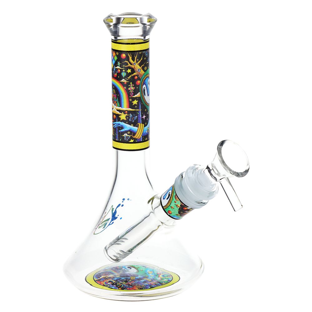 Pulsar Design Series Flared Beaker Glass Water Pipe | 6.75" | 14mm F - Discreet Smoker