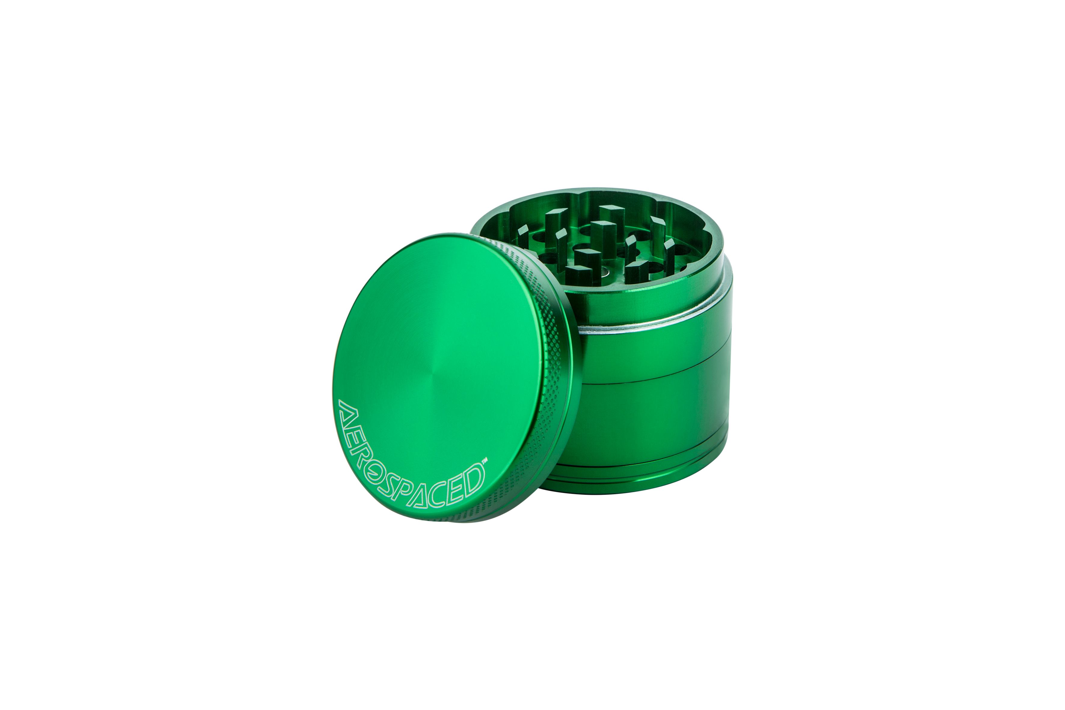 Aerospaced by Higher Standards - 4 Piece Grinder - 1.6" - Discreet Smoker