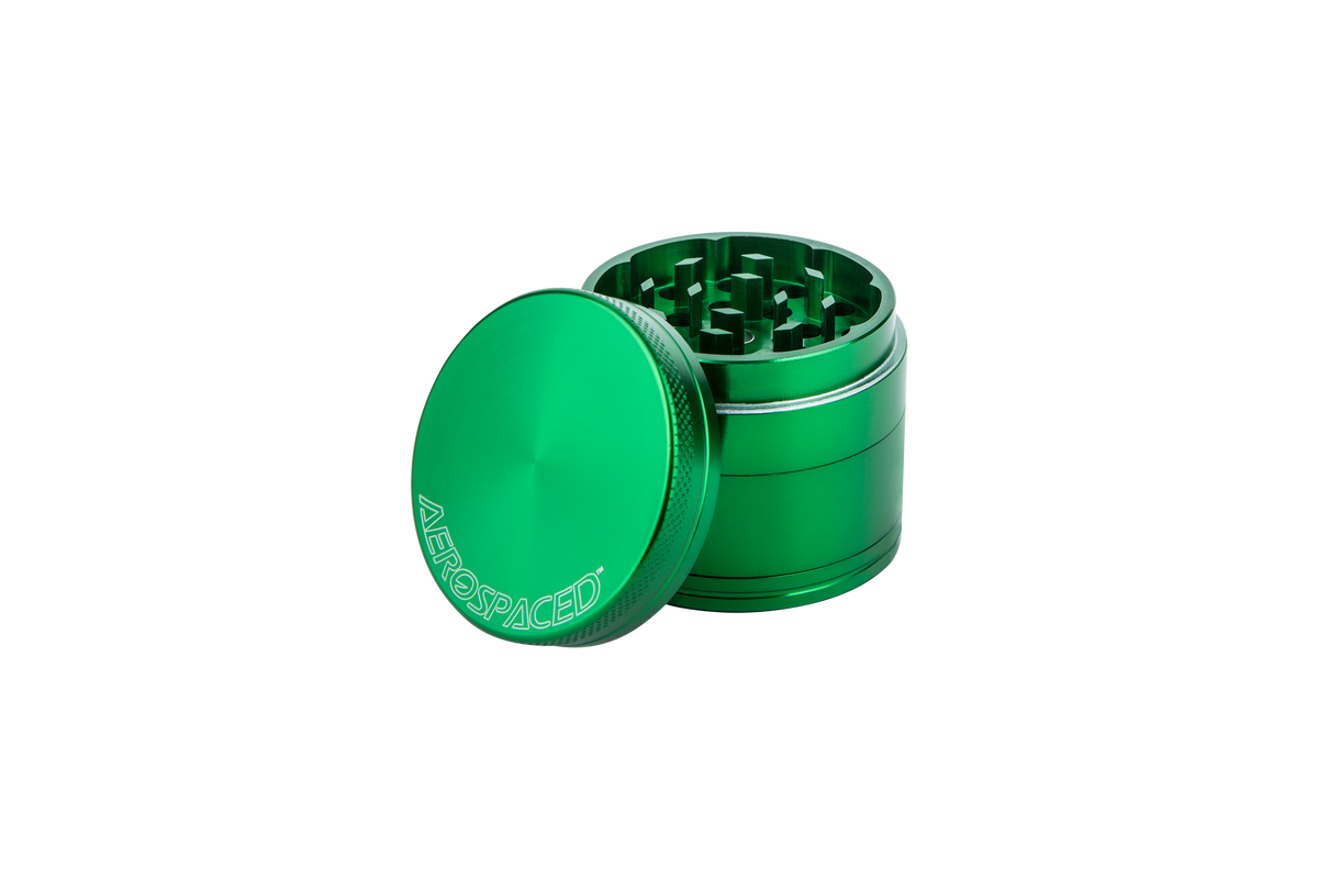 Aerospaced by Higher Standards - 4 Piece Grinder - 1.6" - Discreet Smoker