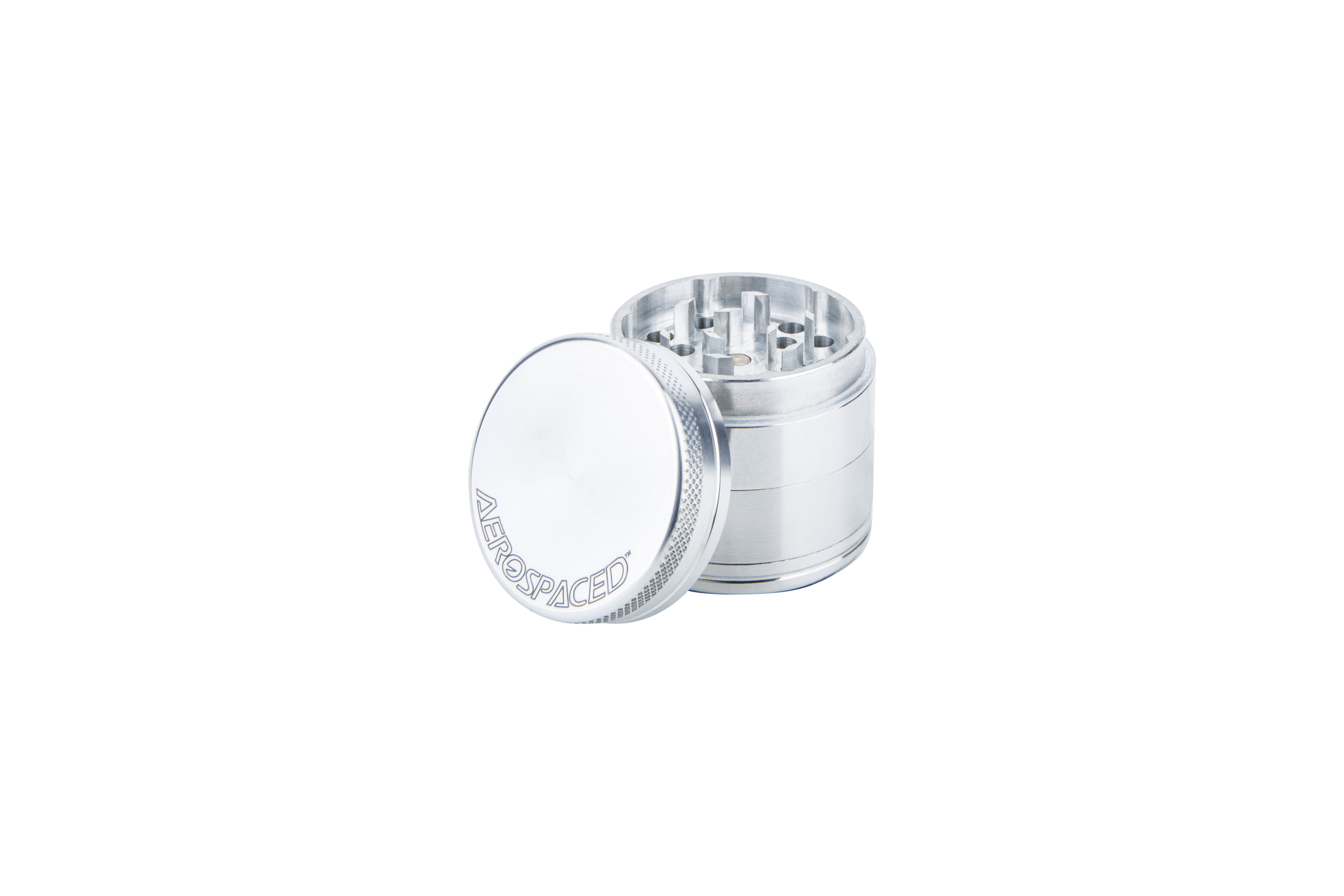 Aerospaced by Higher Standards - 4 Piece Grinder - 1.6" - Discreet Smoker