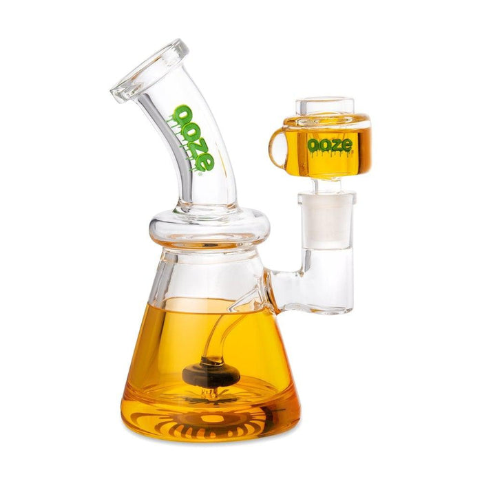 Ooze Glyco Bong Glycerin Chilled Glass Water Pipe, Orange