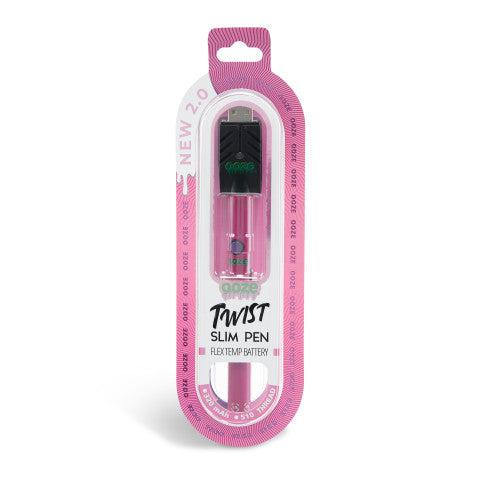 Ooze Twist Slim Pen 2.0 510 Thread Vaporizer Battery - Discreet Smoker