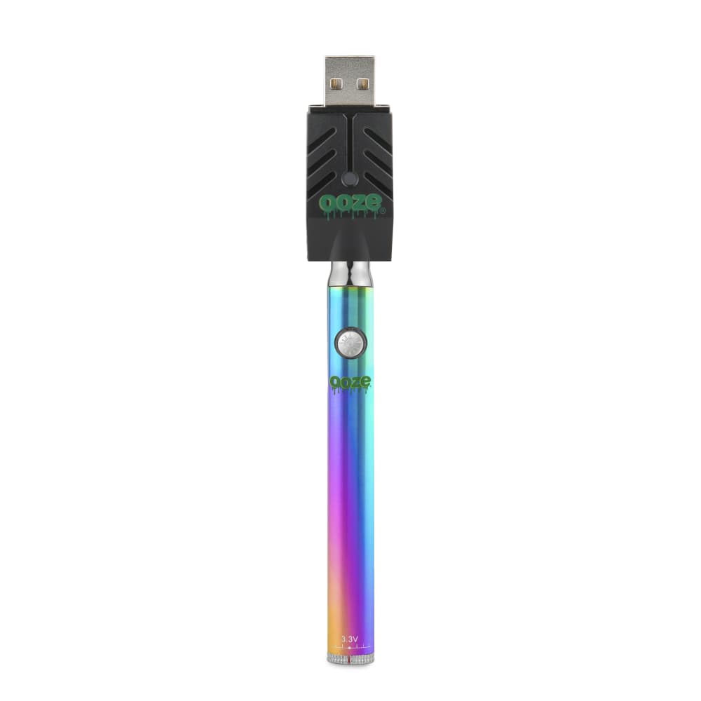 Ooze Slim Twist 510 Thread 320 mAh CBD Vape Pen Battery + USB Charger - Discreet Smoker