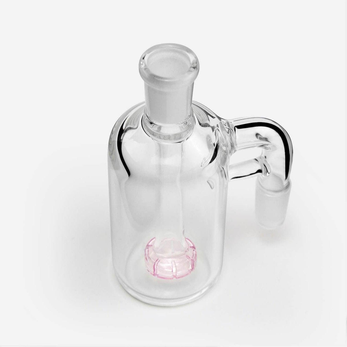 Ash Catcher 90 Degree Pink - Discreet Smoker