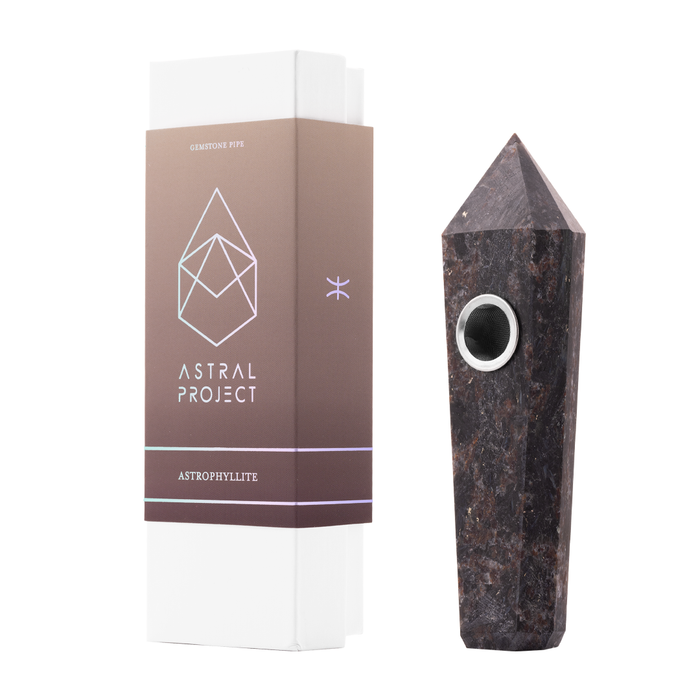 Gemstone Pipe, Astrophyllite