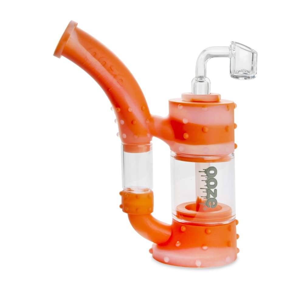 Ooze Stack Pipe Silicone Bubbler - Discreet Smoker