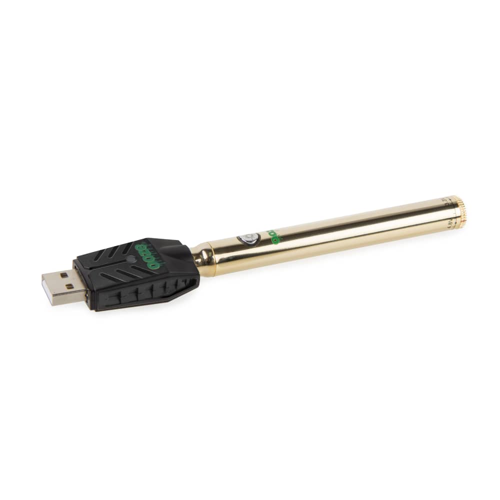Ooze Slim Twist 510 Thread 320 mAh CBD Vape Pen Battery + USB Charger - Discreet Smoker