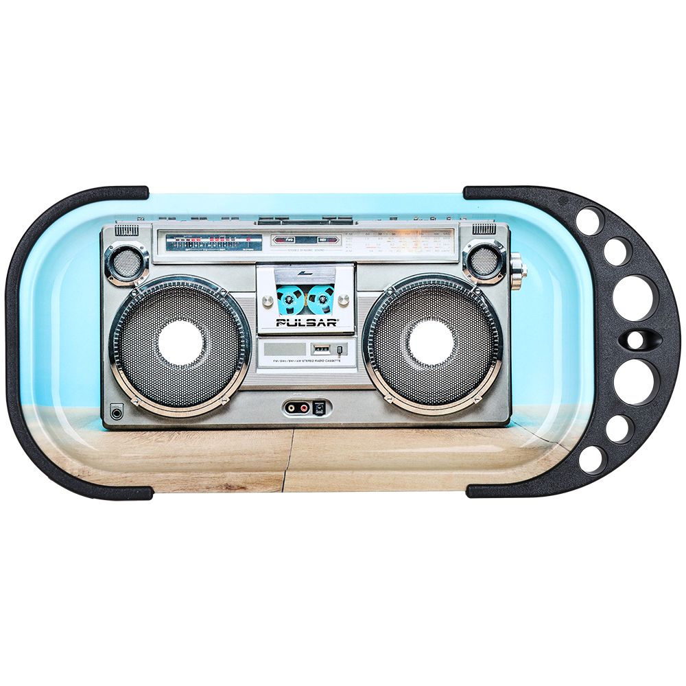 Pulsar Elevated Cone Rolling Tray Console | 9.25"x4.25" - Discreet Smoker