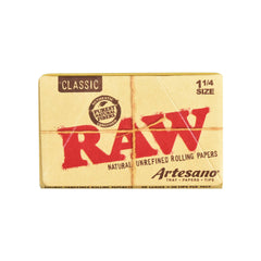 RAW Artesano Rolling Papers | 1 1/4 Inch - Discreet Smoker