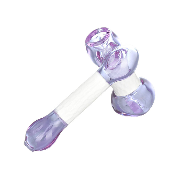 Honeycomb Hype Sidecar Bubbler Pipe | 5", Purple