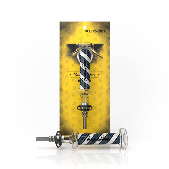 CANDY STRIPPED NECTAR COLLECTOR, Blue/White