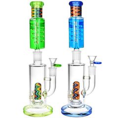 Pulsar Stackable Glycerin Water Pipe | 12.75" | 14mm F - Discreet Smoker