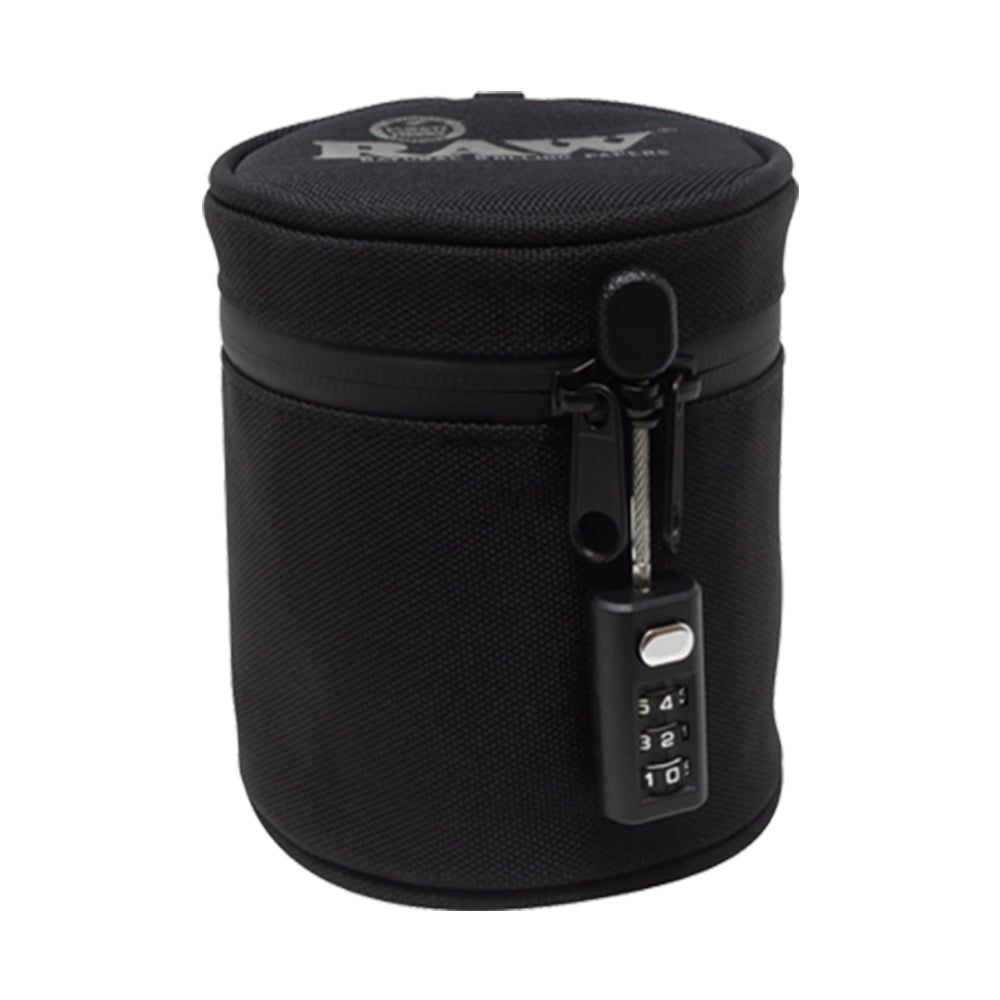 RAW Smell Proof Jar & Cozy w/ Lock - Discreet Smoker