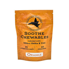 Soothe Chewables | Delta 8 | Orange 20ct bag - Discreet Smoker