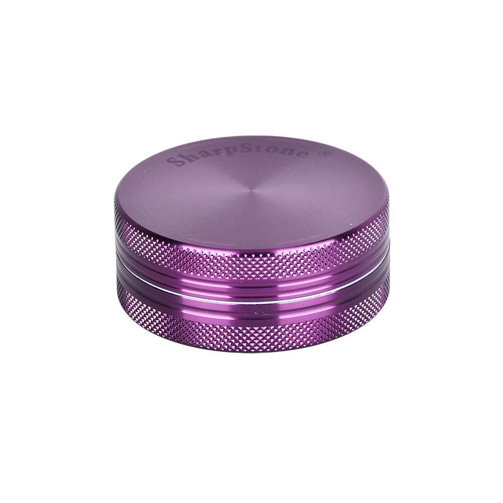 SharpStone Solid Top Metal Grinder | 2pc | 2.2" - Discreet Smoker