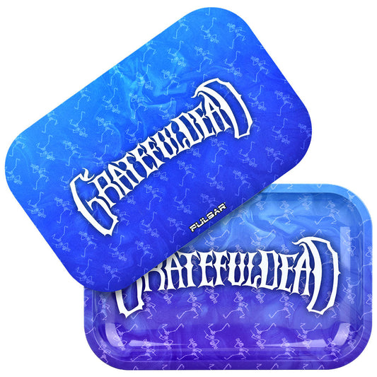 Grateful Dead x Pulsar Rolling Tray Kit | 11"x7" | Dancing Skellies - Discreet Smoker