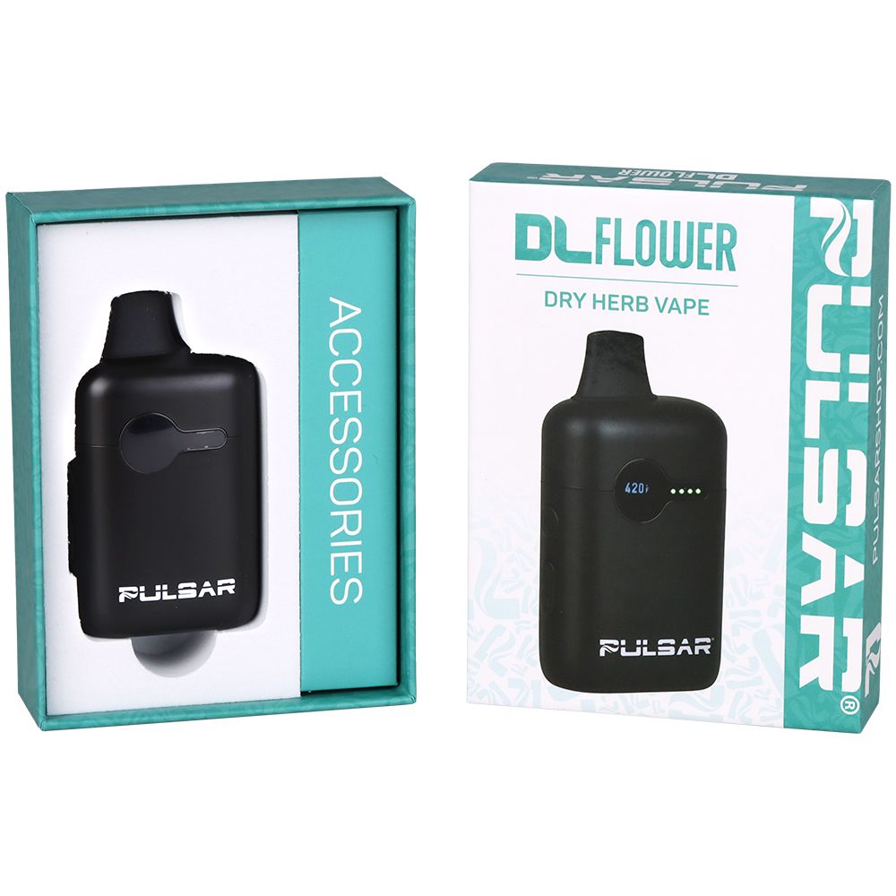 Pulsar DL Flower Dry Herb Vape - 1200 mAh / Black - Discreet Smoker