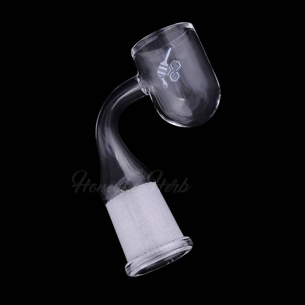 HONEY BEVEL BOWL QUARTZ BANGER - 90° DEGREE | YL - Discreet Smoker