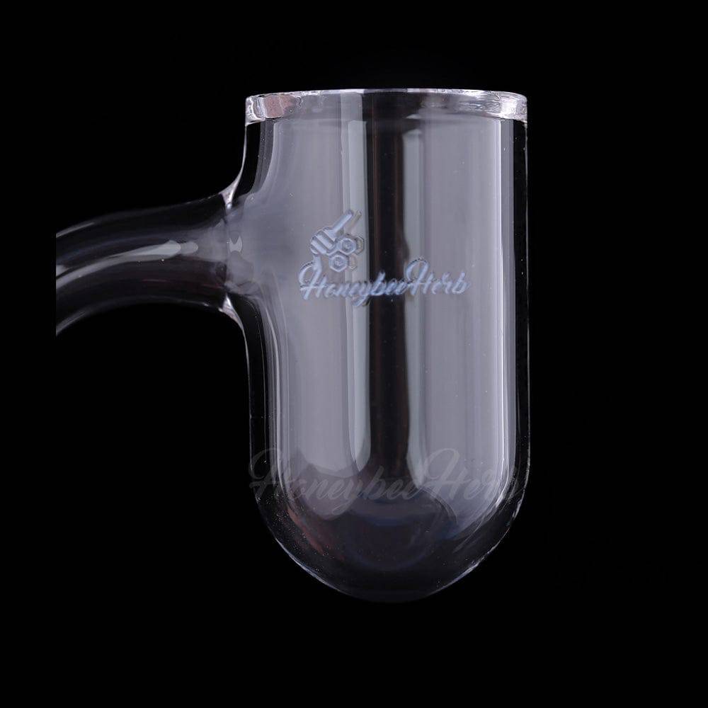 HONEY BEVEL DEEP BOWL QUARTZ BANGER - 90° DEGREE | BL - Discreet Smoker