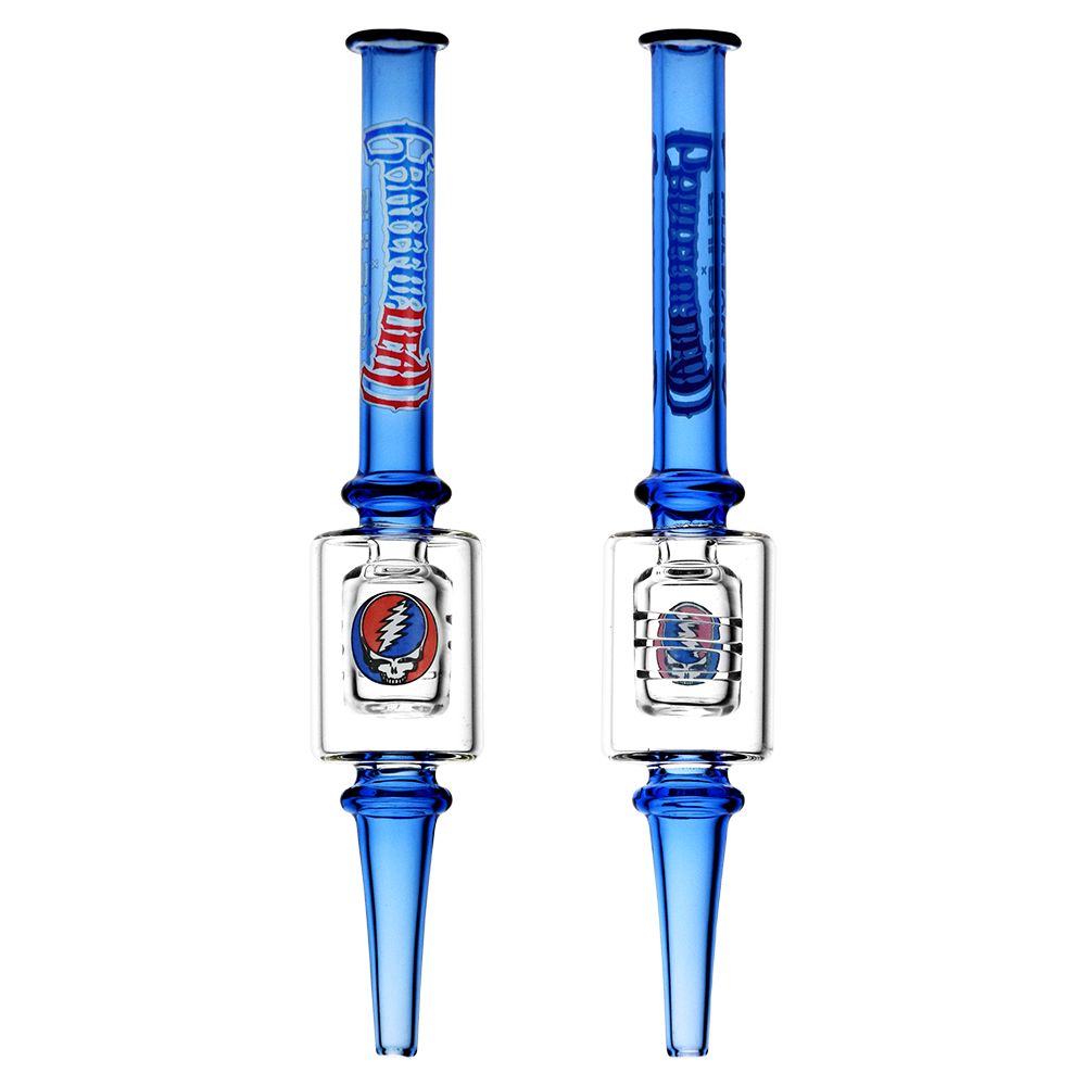 Grateful Dead x Pulsar Steal Your Face Dab Straw | 6.5" - Discreet Smoker