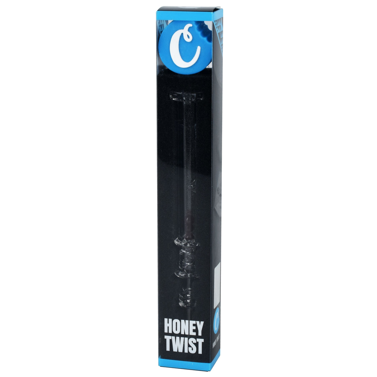 Cookies Honey Twist Glass Dab Straw w/ Integrated Tip - Discreet Smoker