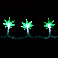 Pulsar LED Hemp Leaf Necklace - 36" - Discreet Smoker