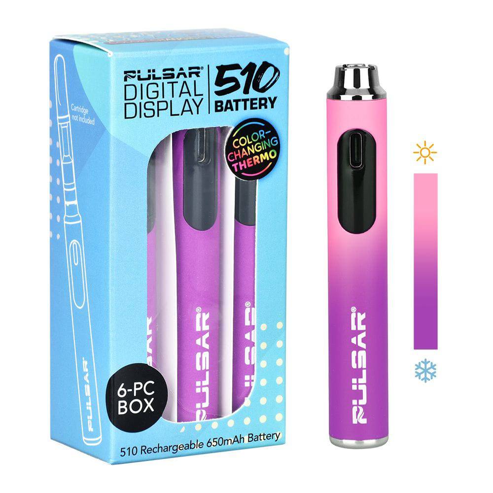 Pulsar Digital Display Thermo Change 510 Battery | 650mAh - Discreet Smoker