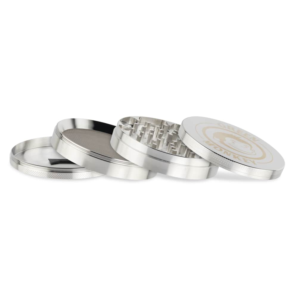 Green Monkey Grinder - Capuchin 4pc - 100mm - Discreet Smoker