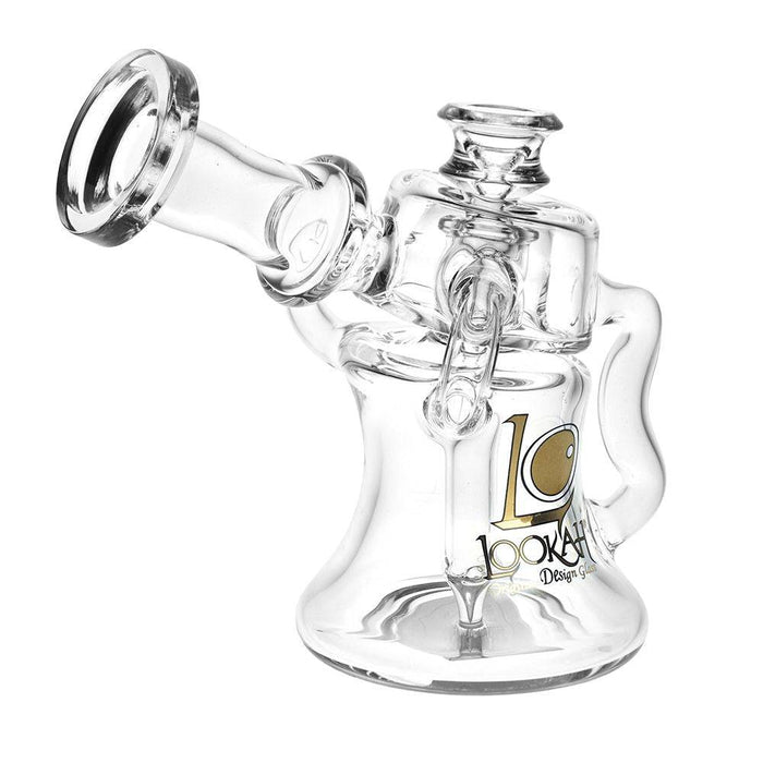 Lookah Glass Top Recycler Water Pipe | 6" | 14mm F, Clear
