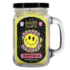 Beamer Candle Co. Trippy Wick Collection Mason Jar Candle | 12oz - Discreet Smoker