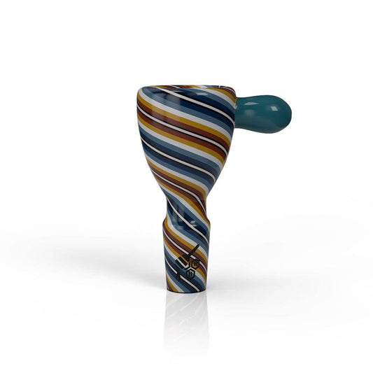 WIG WAG STRIPPED BONG BOWL PIECES - Discreet Smoker