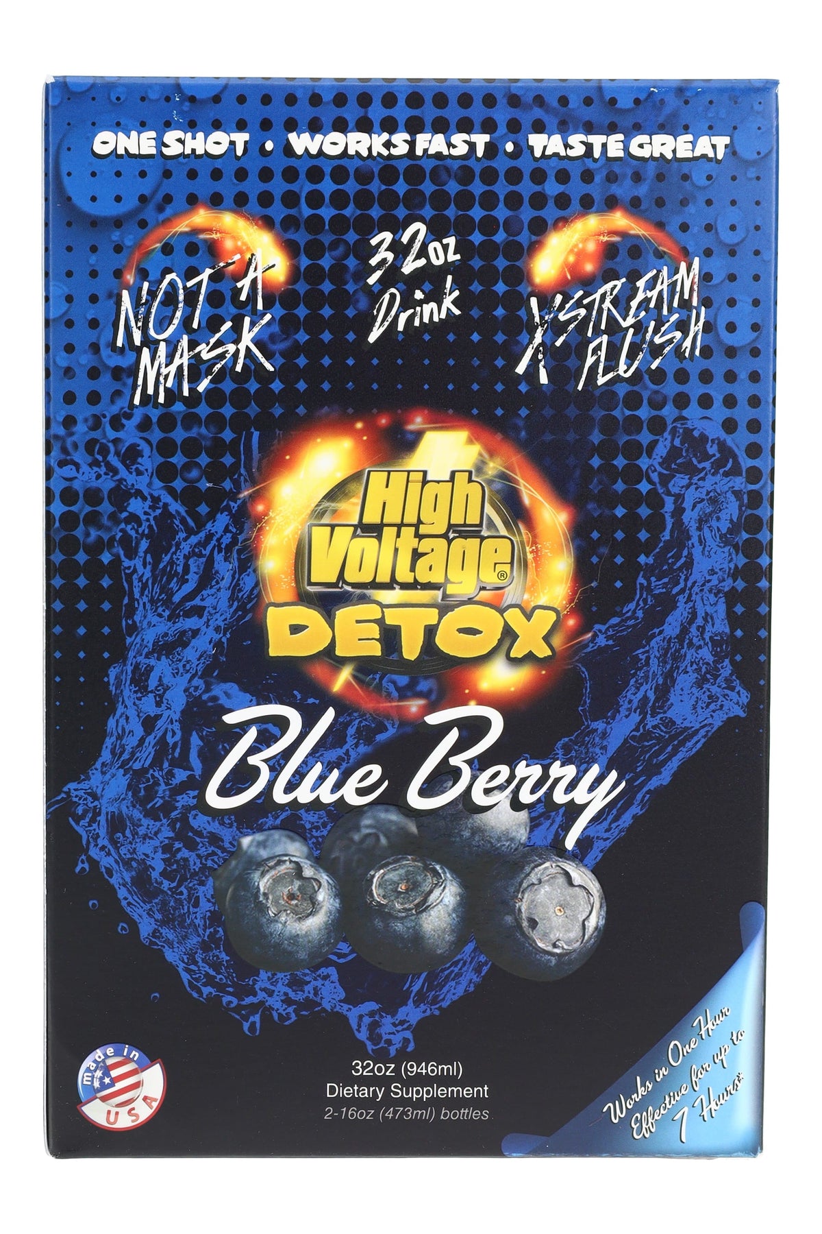 High Voltage Detox Drink – 32 oz (2×16 oz) – Choose Flavor