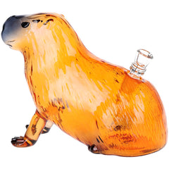 Capybara Glass Water Pipe - 7.5" / 14mm F - Discreet Smoker