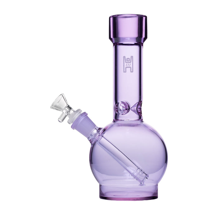 Human Grade 9" Ball Water Pipe, Lavender
