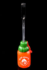 US-Made Sriracha Glass Dabber – 5″