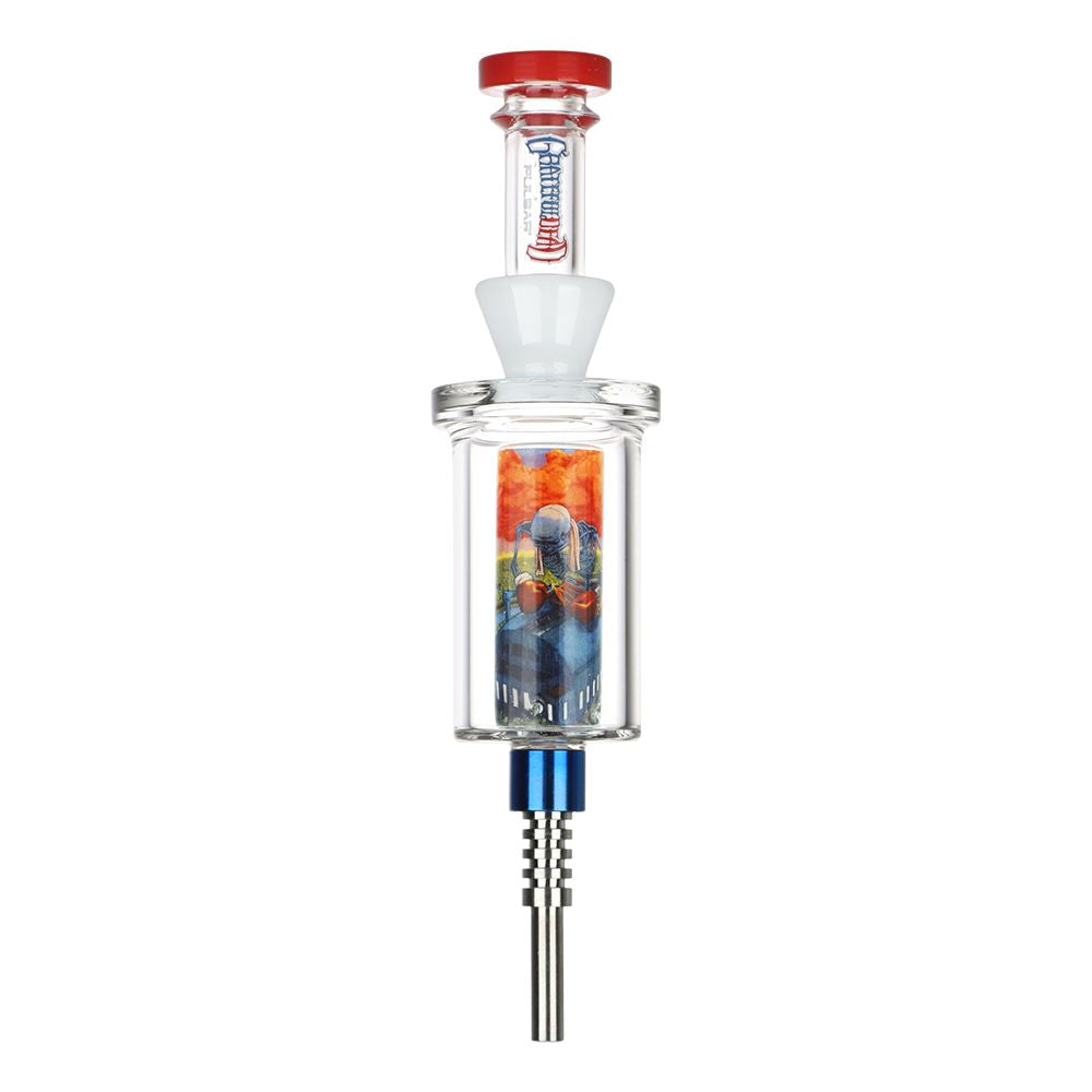 Grateful Dead x Pulsar Inside Print Vapor Vessel & SYF Dab Dish - 9.25" / Boxer - Discreet Smoker